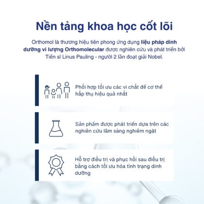 Orthomol Immun - Tăng cường hệ miễn dịch, đóng gói dạng ống
