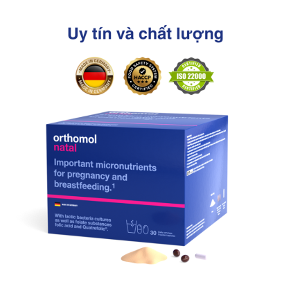 Orthomol Natal - Dinh dưỡng toàn diện cho thai kỳ khỏe mạnh