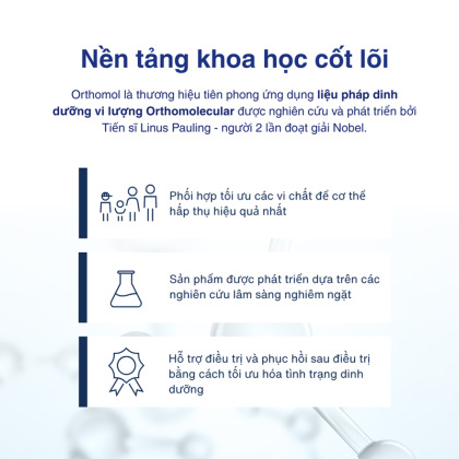 Orthomol Natal Pre - Hỗ trợ sức khỏe sinh sản cho phụ nữ mong muốn có con